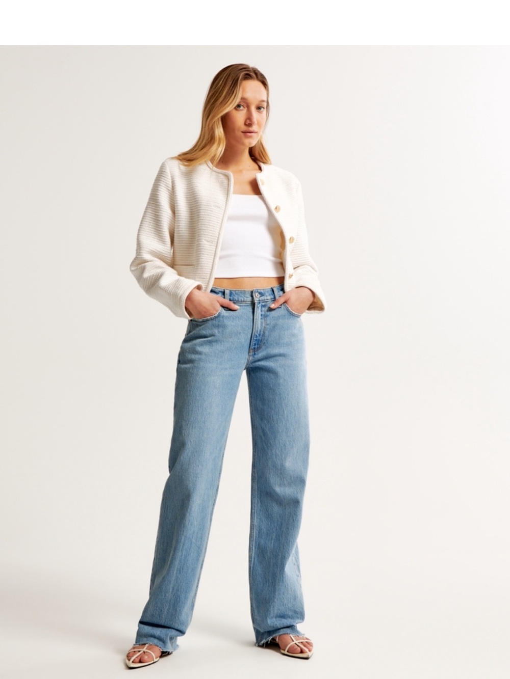 Abercrombie and Fitch Low Rise Baggy Jean